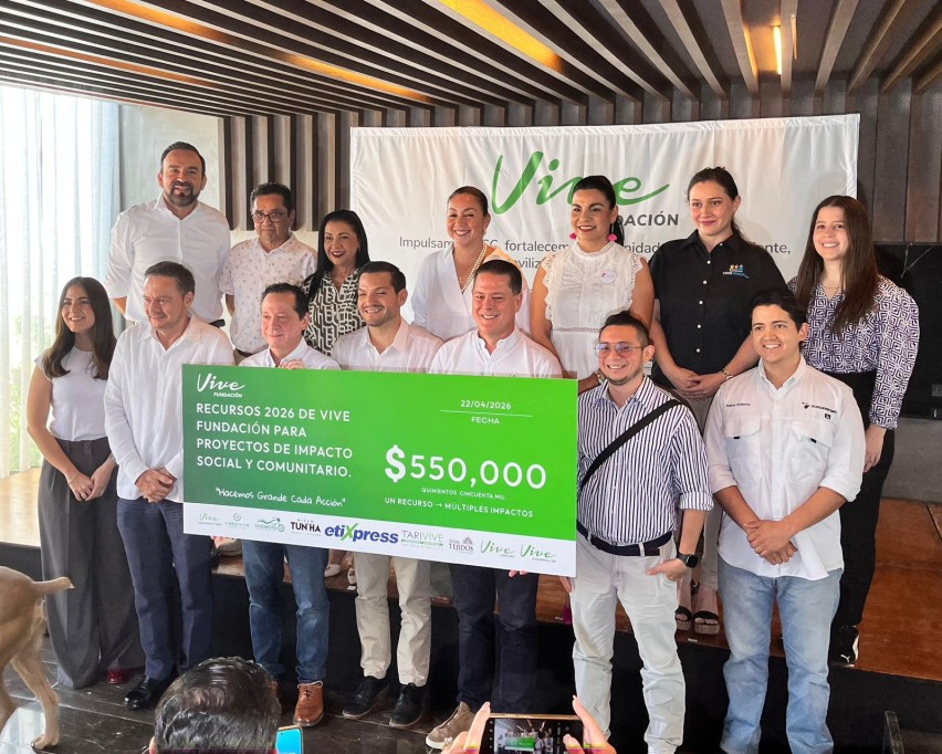 Impulsa Vive Fundación proyectos sociales en Yucatán y anuncia nuevo liderazgo