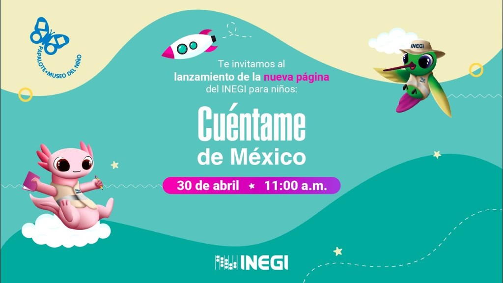 Promueve Inegi portal para niños de educación básica, llamado “Cuéntame de México”