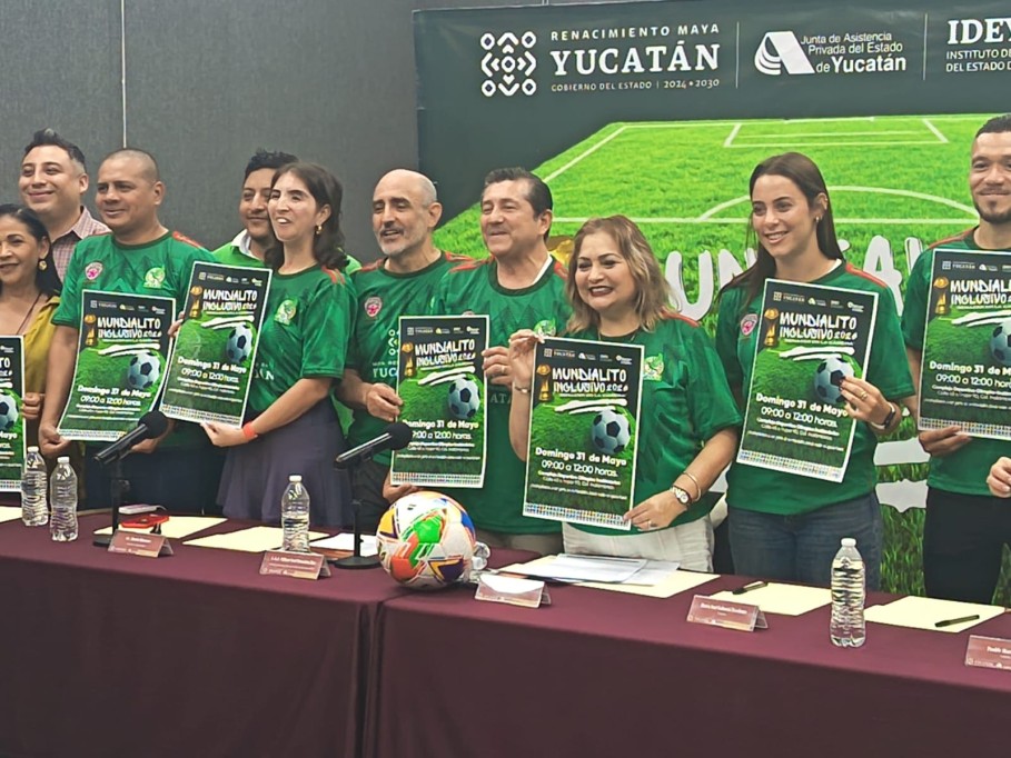 Realizarán el Mundialito Inclusivo 2026, el 31 de mayo