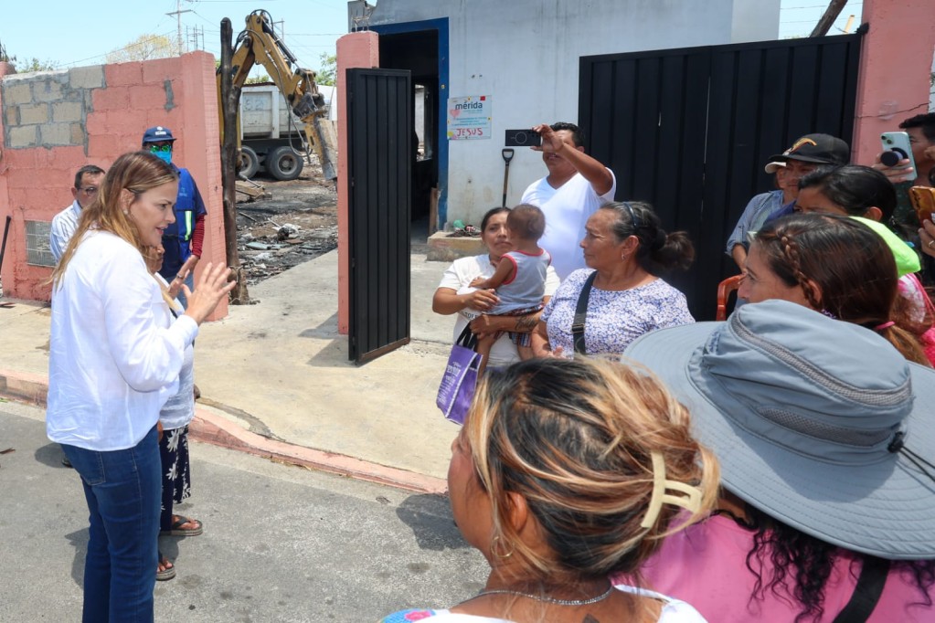 Avanza construcción de casas para familias afectadas en San Luis Dzununcán