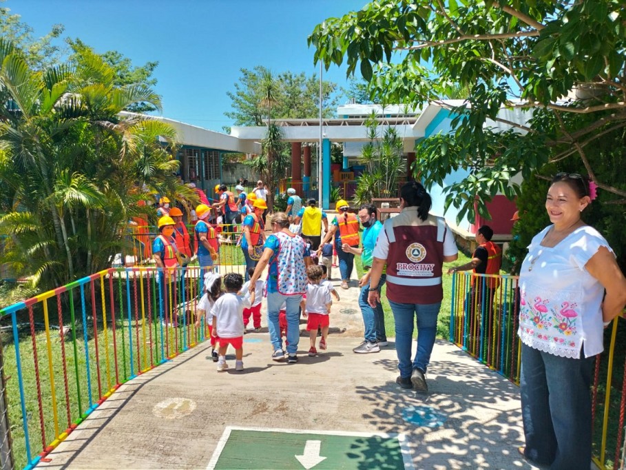 Registra Yucatán participación histórica en el Primer Simulacro Nacional 2026