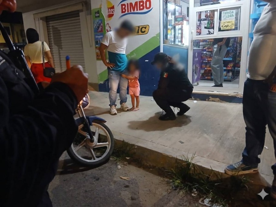 Caminaba niña sola en calles de Tizimín, esta madrugada