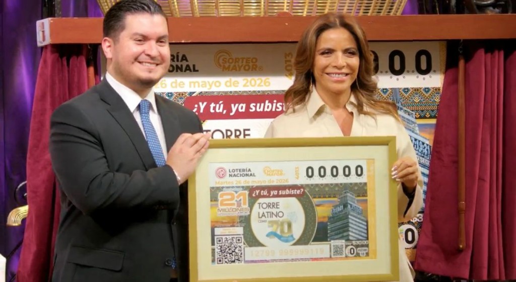 Lotería Nacional celebra 70 años de la Torre Latinoamericana