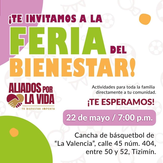 Llega la feria del bienestar a Tizimín