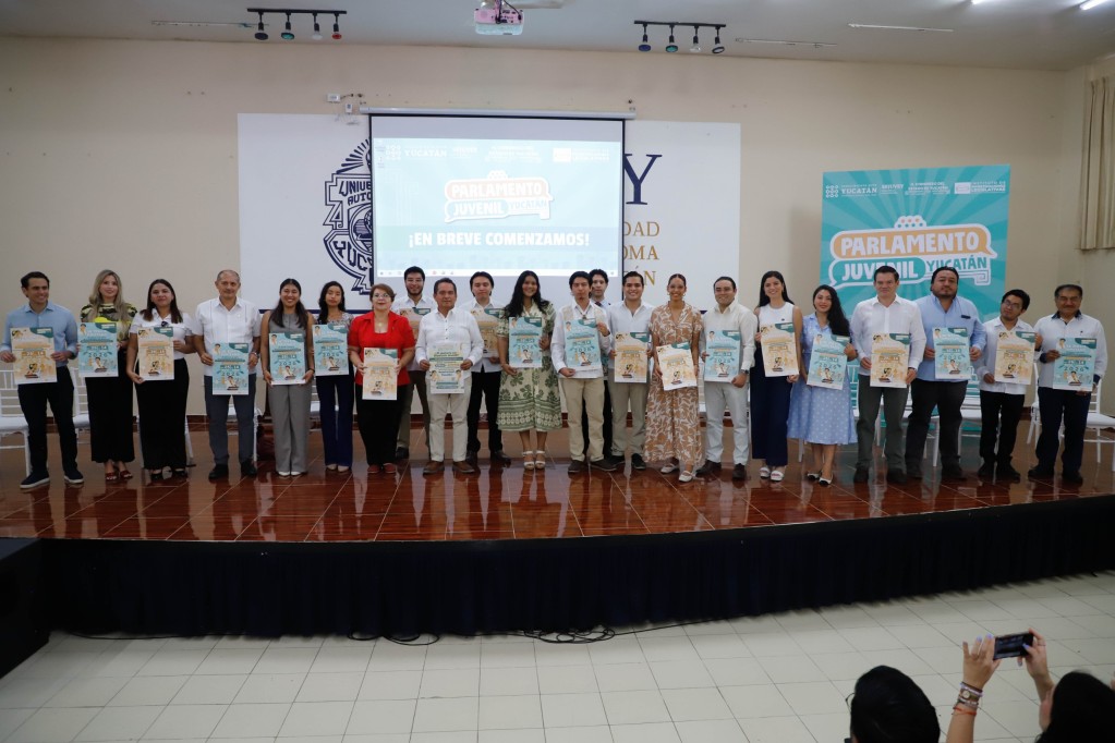 Lanzan convocatoria del Parlamento Juvenil Yucatán 2026