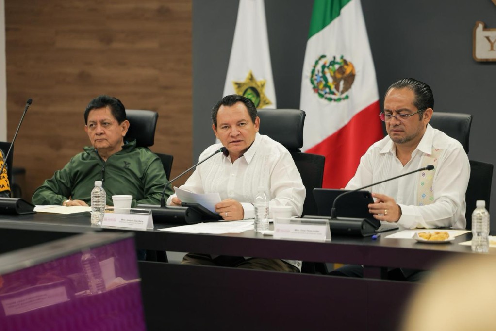 Huacho Díaz Mena encabeza sesión extraordinaria de Protección Civil, ante pronóstico de lluvias intensas