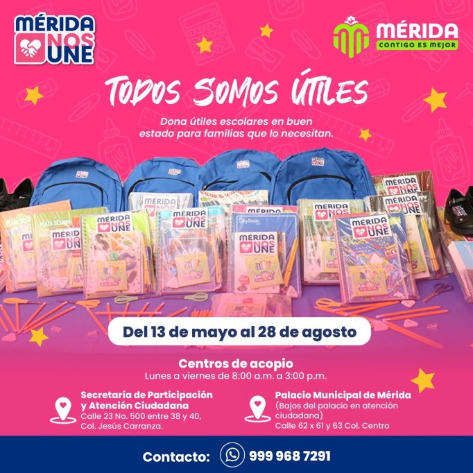 Lanzan segunda edición de “Todos Somos Útiles”, en Mérida