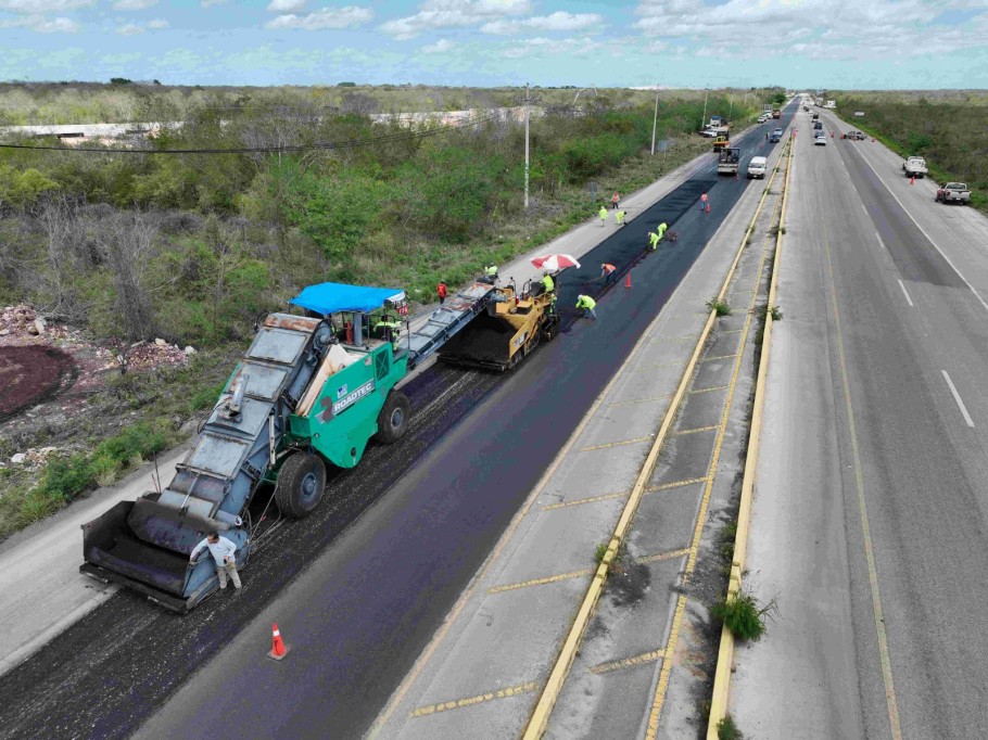 Moderniza SICT carretera Mérida-Tizimín con inversión de más de 190 mdp