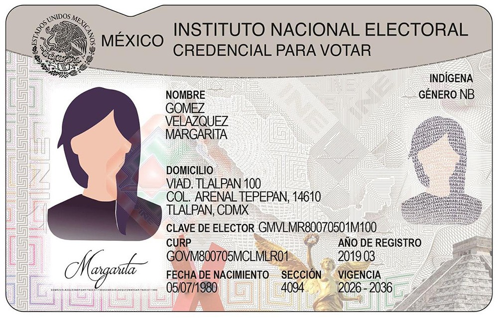 Anuncian nuevos elementos en la credencial para votar