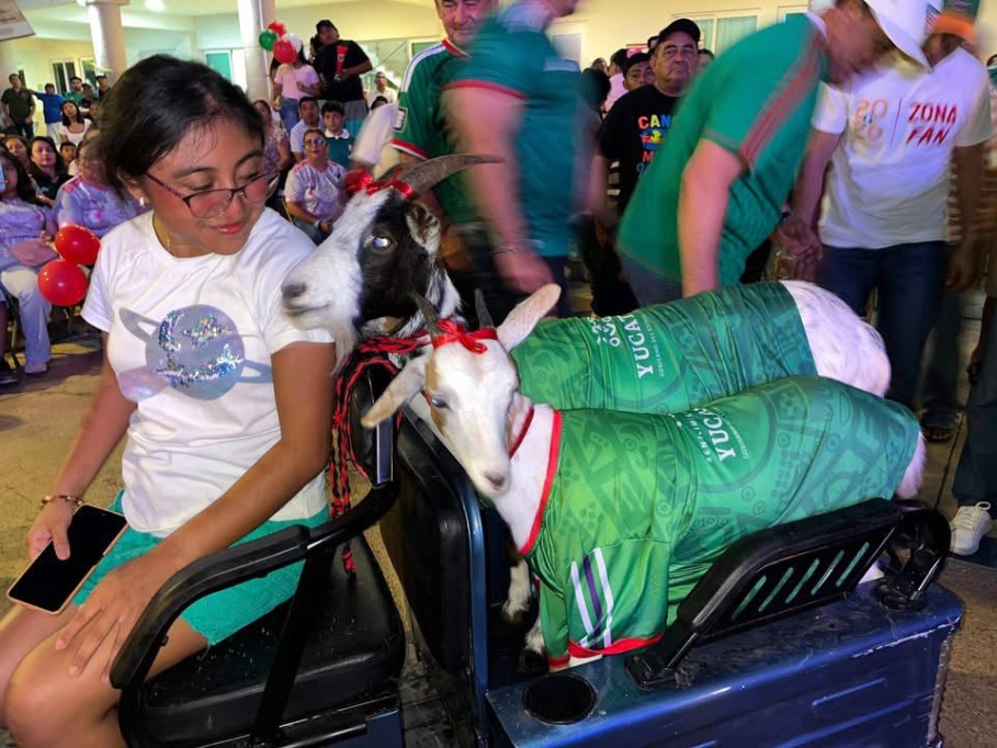 Lupe y lupis: las cabritas mundialistas que conquistan Tizimín