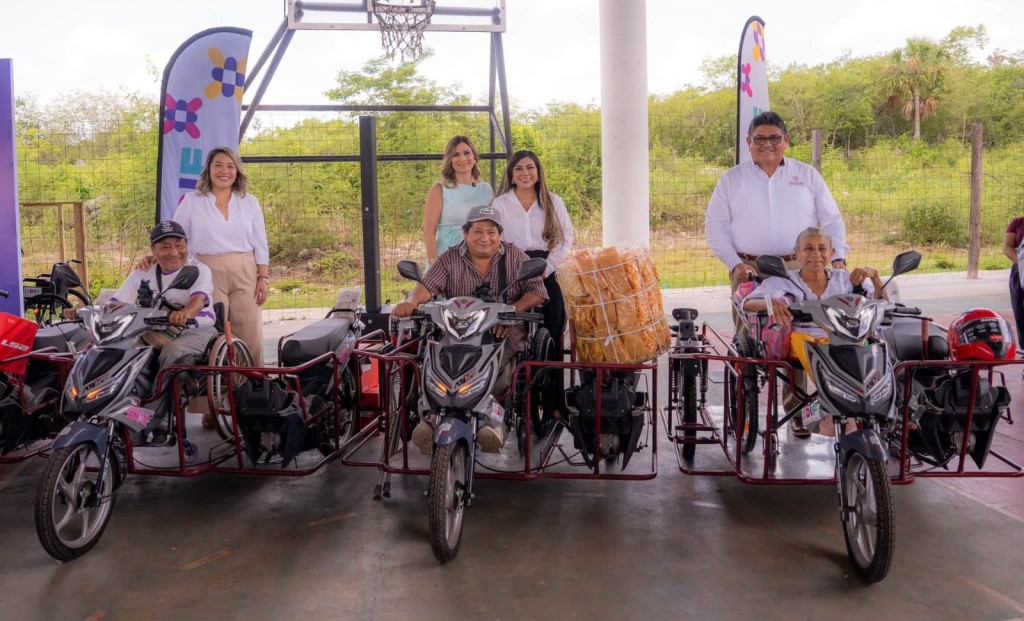 Tienen 3 tizimileños nuevas motos adaptadas