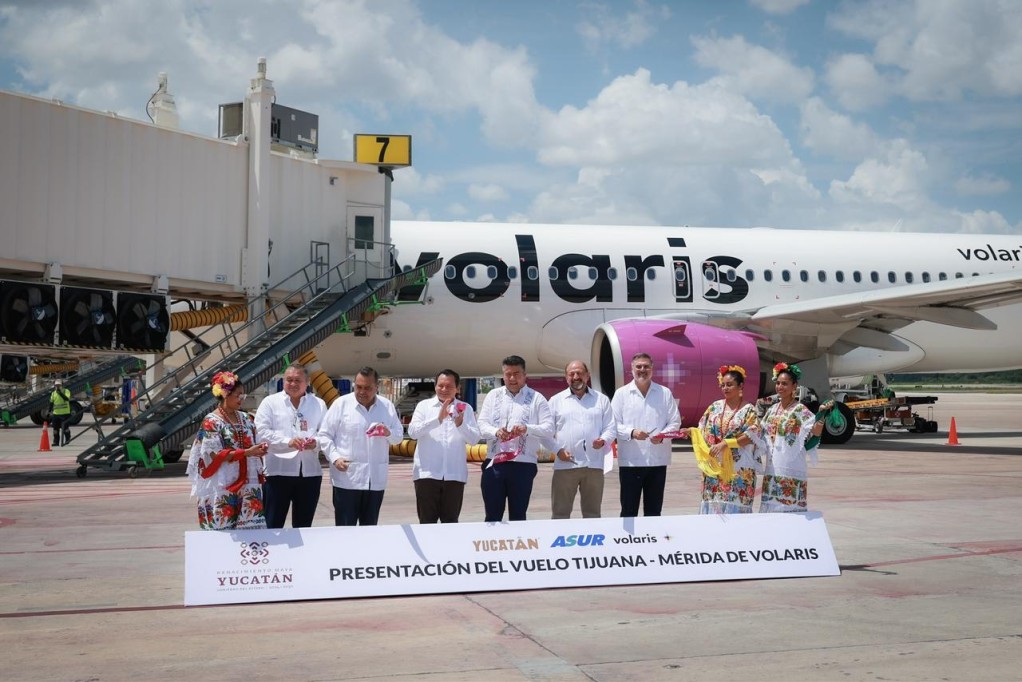 Suman ruta Tijuana-Mérida para fortalecer conectividad, turismo y economía