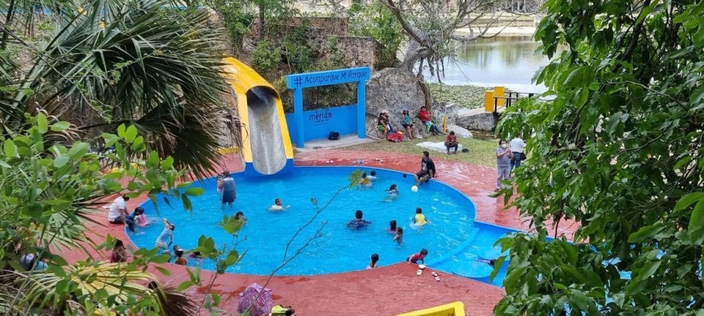 Refuerzan vigilancia y orden en el Acuaparque de Mérida