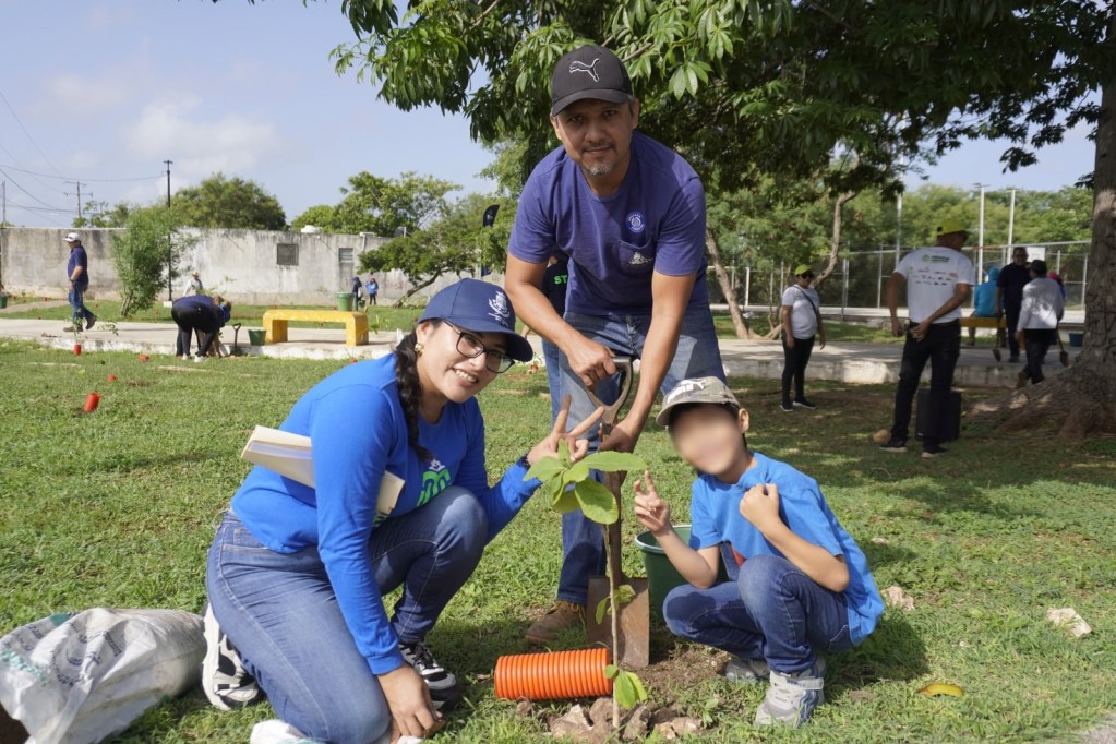 Avanza la Cruzada Forestal con la siembra de más de 4,700 árboles, en Mérida