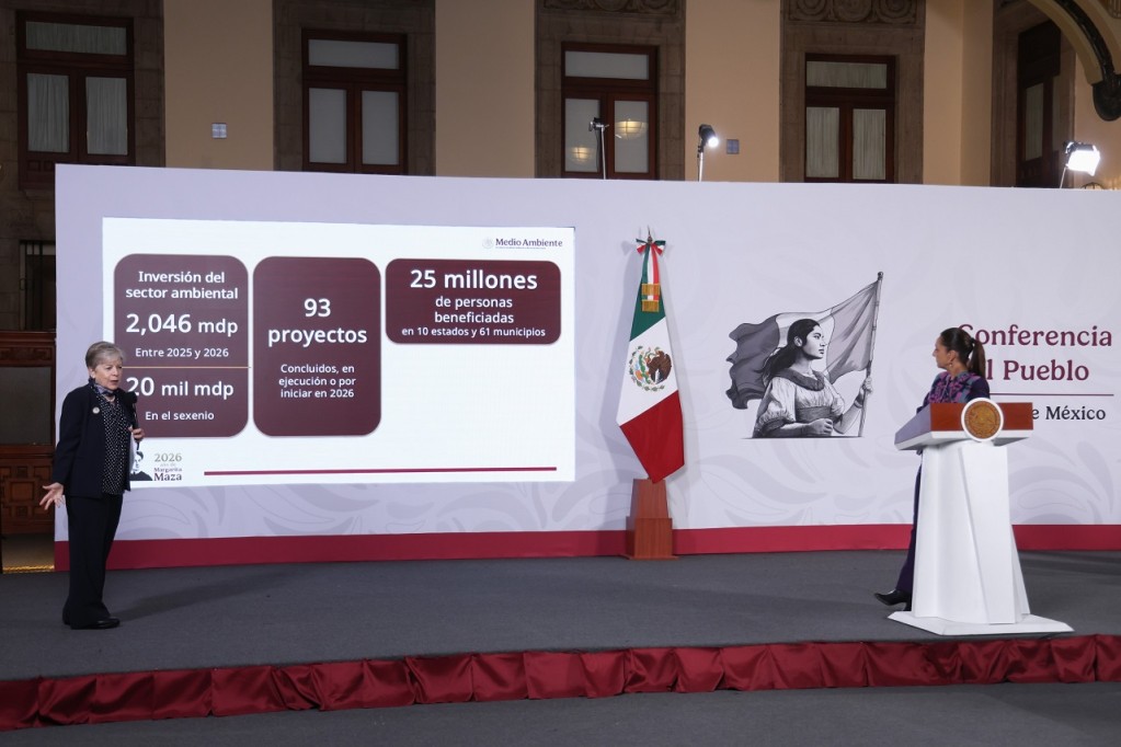 Invertirán 20 mil mdp para sanear los ríos Atoyac, Lerma-Santiago y Tula: Claudia Sheinbaum