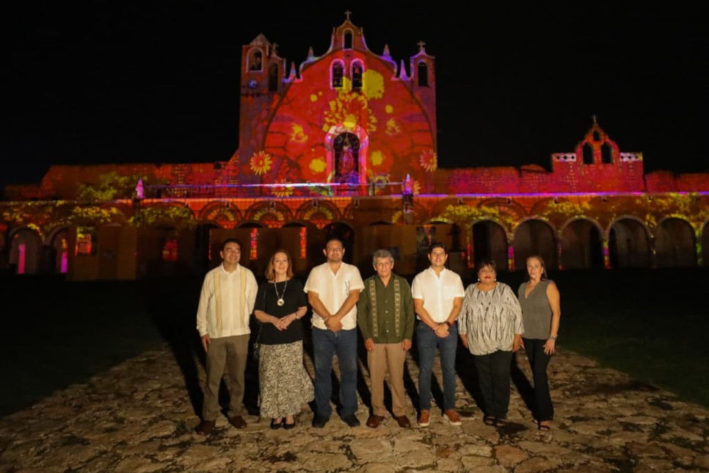 Reactivan el videomapping “Senderos de Luz” en Izamal