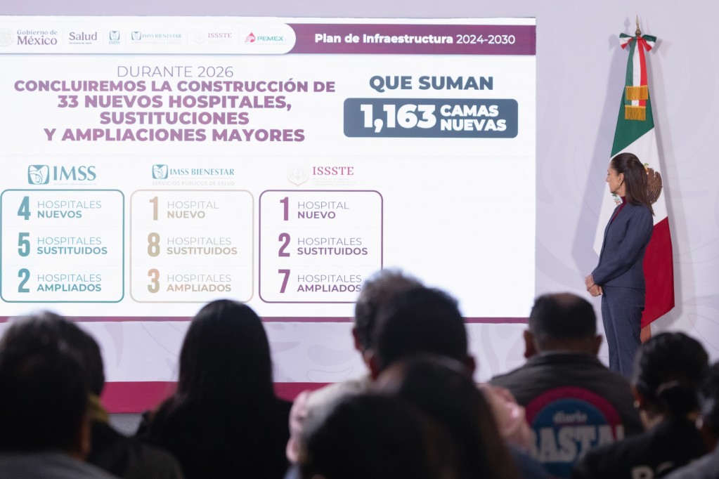 Con inversión de 181 mil mdp, al 2030 se realizarán 152 proyectos hospitalarios
