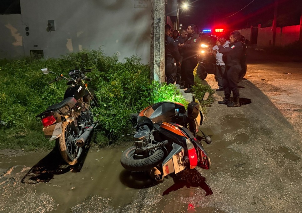 Provoca motociclista ebrio accidente en Tizimín, y termina detenido
