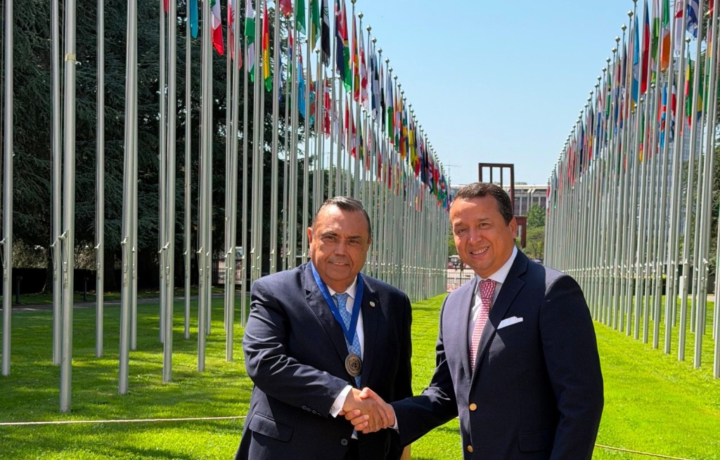 Reconocen en la ONU a Héctor Navarrete Muñoz, por 15 años de trabajo y liderazgo internacional