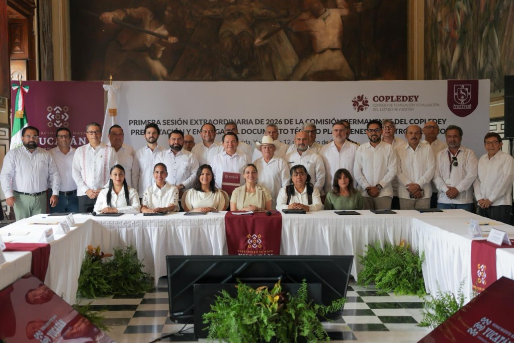 Presenta gobernador el Plan Bienestar Metropolitano ante el Copledey y solicita el financiamiento para agua, seguridad y vialidades en Mérida