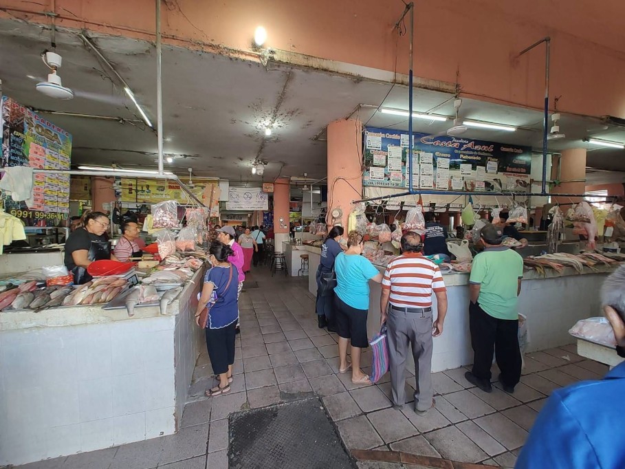 Arranca remodelación del área de mariscos en el mercado Lucas de Gálvez