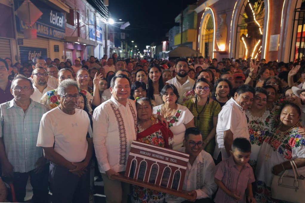 Compromiso cumplido: Renacimiento Maya transforma mercado de Ticul en beneficio de sus 40 mil habitantes