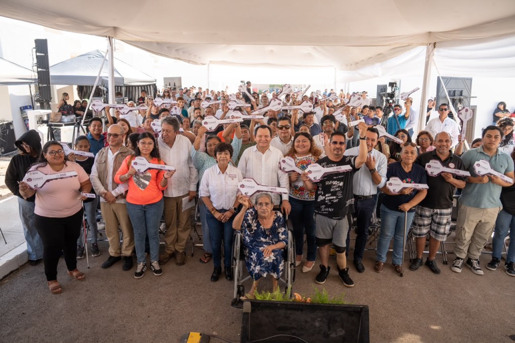 Coordinación con el Gobierno de México impulsa 10 mil viviendas con certeza patrimonial en Yucatán