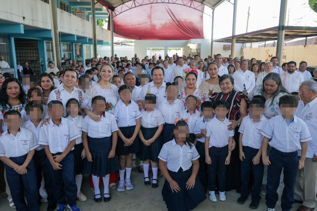 Renacimiento Maya dignifica primaria de Zazil-Há, en Mérida, con inversión de más de tres mdp