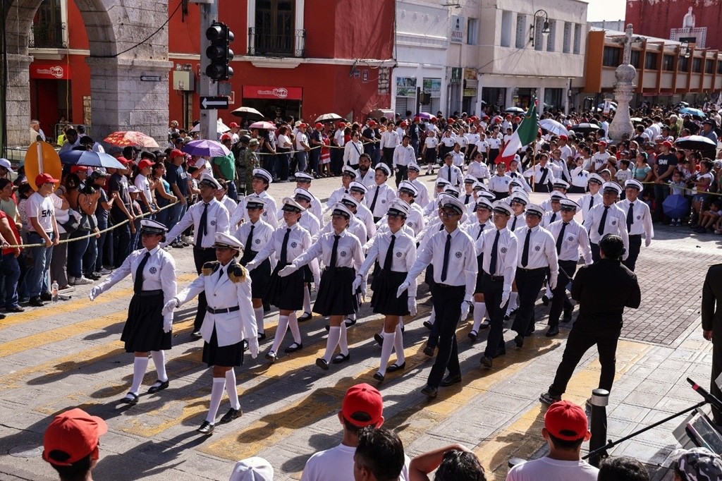 Proyecta Segey participación de más de 70 escuelas en el desfile del 16 de septiembre