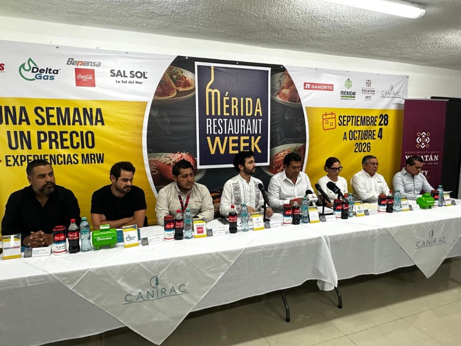 Anuncian la octava edición del Mérida Restaurant Week