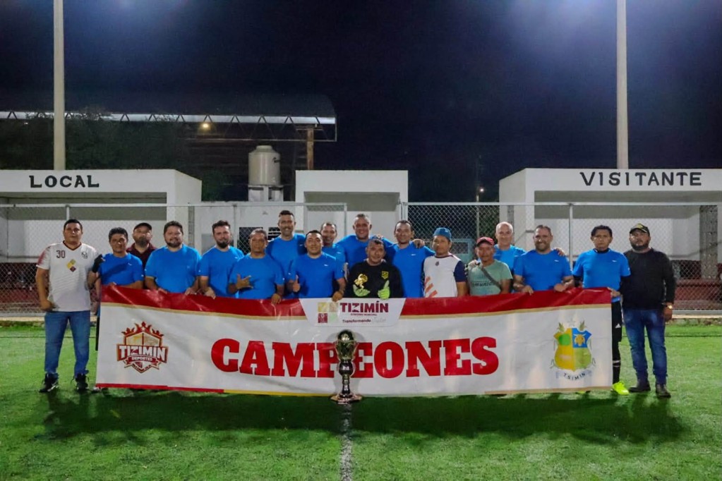 Culmina torneo de fut 7 varonil 40+, en ciudad de reyes