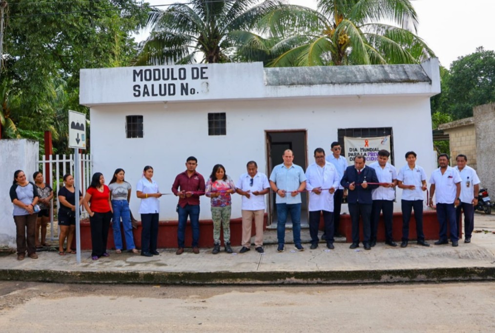 Reinauguran módulo de salud en la colonia San José Nabalam, en Tizimín
