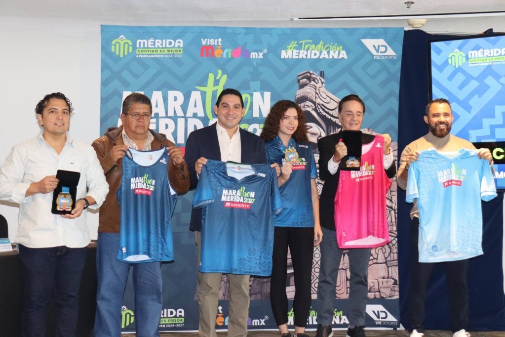Promueven el Maratón de Mérida 2027 a nivel nacional