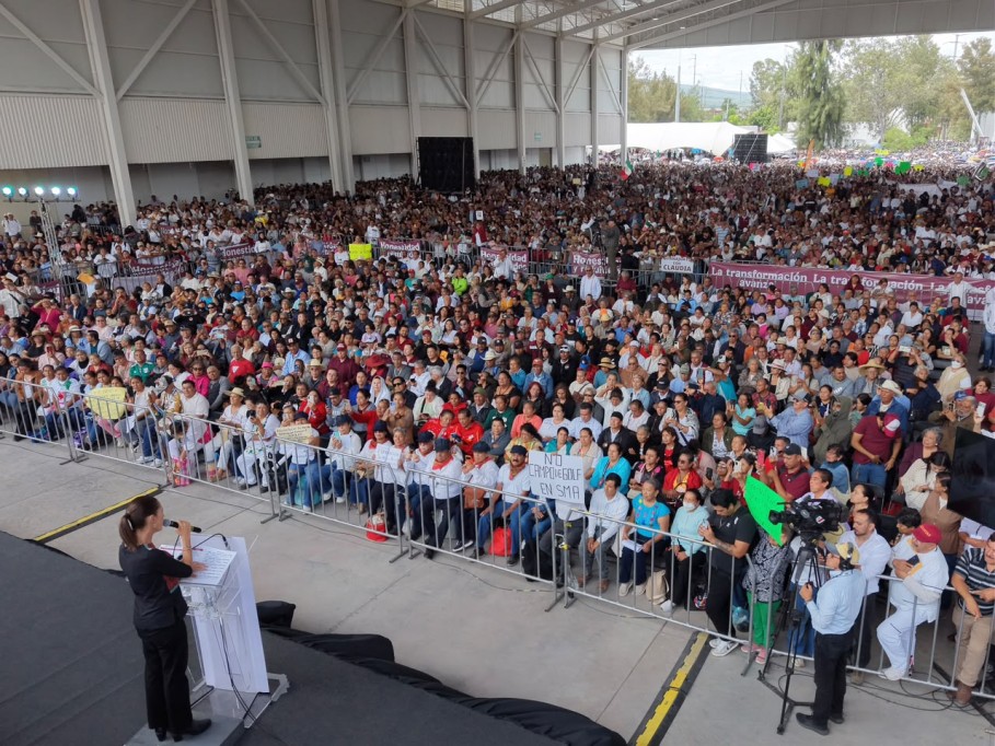 Afirma Claudia Sheinbaum, que no puede haber libertad si no hay bienestar