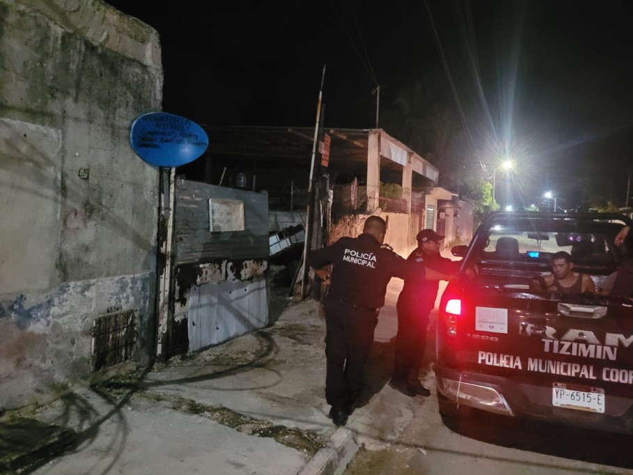 Detienen a dos sujetos por robar cobre en un preescolar de Tizimín
