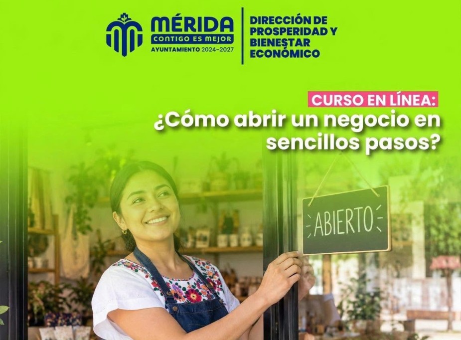 Invitan a curso en línea para formalizar negocios, en Mérida