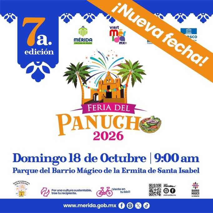 Reprograman la Feria del Panucho en Mérida