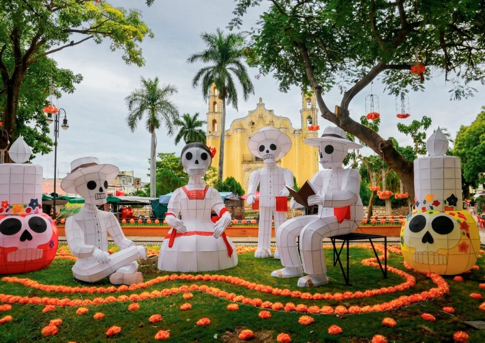 “Ánimas iluminadas” toma forma en el parque de San Juan