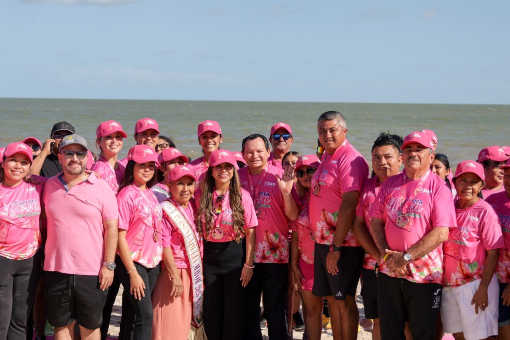Mastografías y Papanicolaou gratis al terminar la caminata: la Carrera Rosa llega a Telchac Puerto y el 30 de octubre entregarán 92 prótesis mamarias
