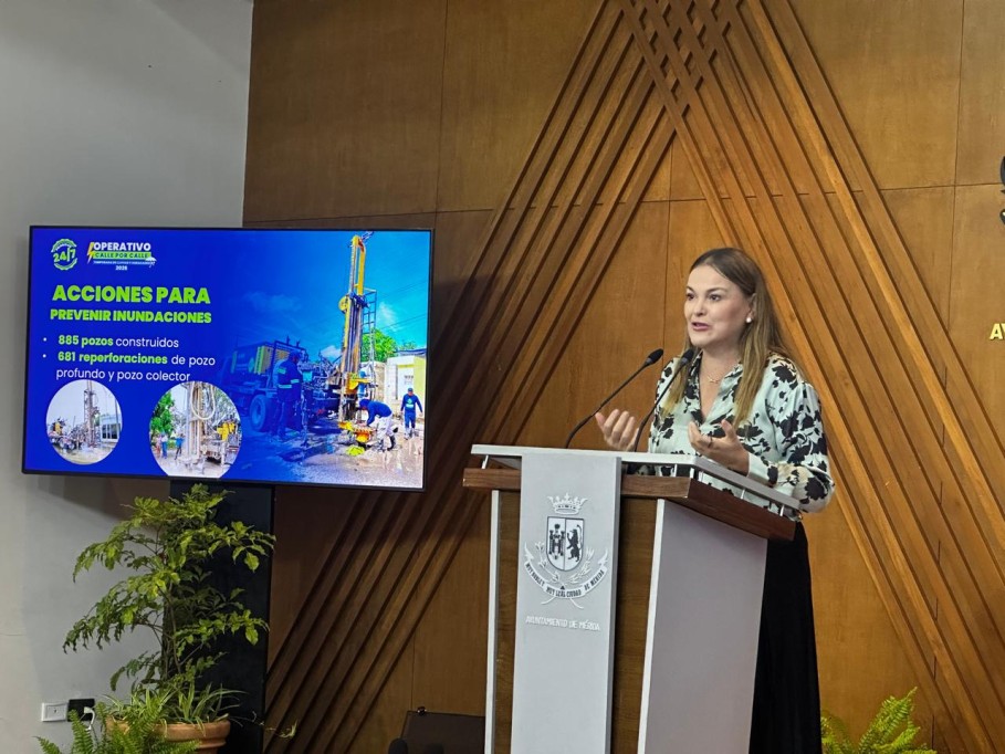 Refuerza acciones el Ayuntamiento de Mérida para evitar encharcamientos