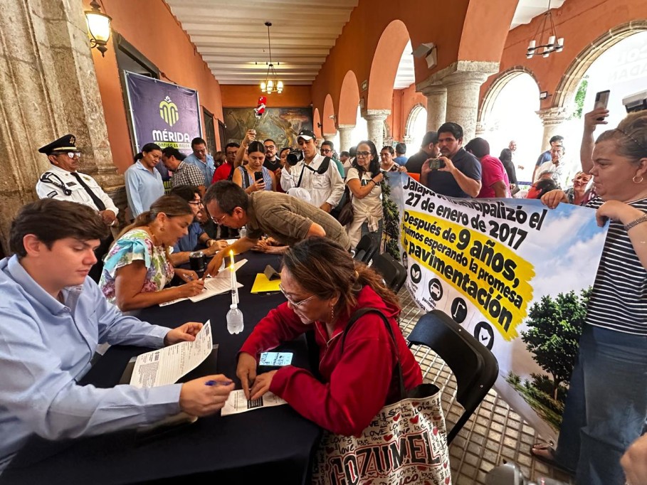 El Ayuntamiento de Mérida atenderá rezago vial en Fracc. Jalapa