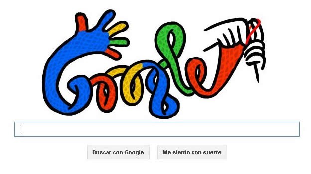 El doodle del fin de semana Google teje para recibir el invierno