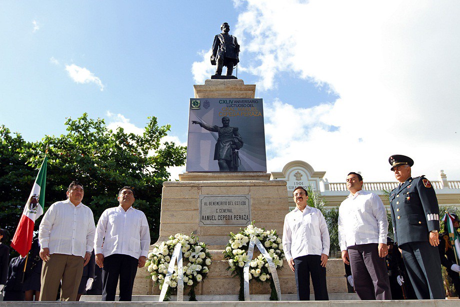 Conmemoran aniversario luctuoso de Manuel Cepeda Peraza