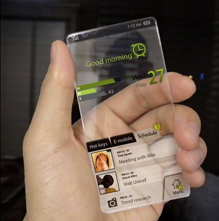 Apps exclusivas para parejas y un teléfono inteligente transparente