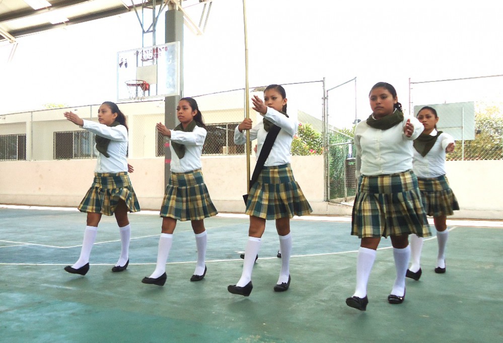 VALLADOLID: Concurso de escoltas de la zona escolar No 10 de telesecundarias