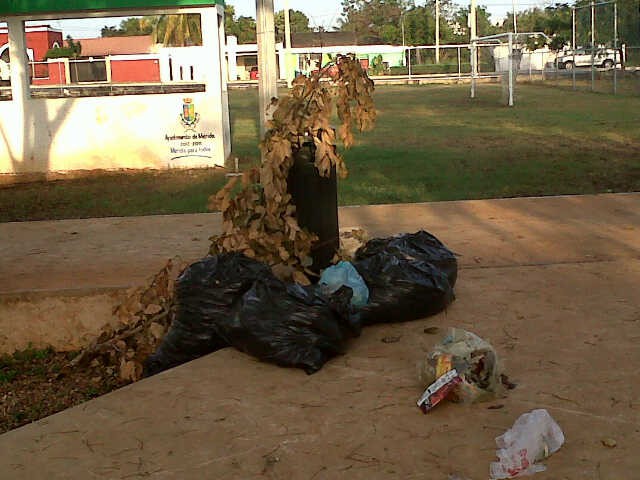 Basura vuelva a causar enojo en los meridanos 