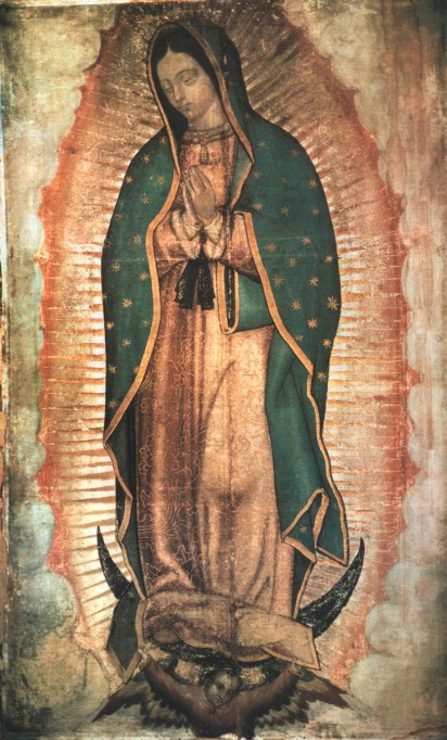 Hora de la aparición de la virgen de Guadalupe