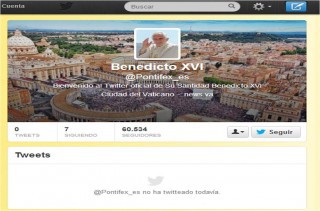 En tan solo 6 horas la cuenta de twitter de Benedicto XVI alcanza 200 mil seguidores