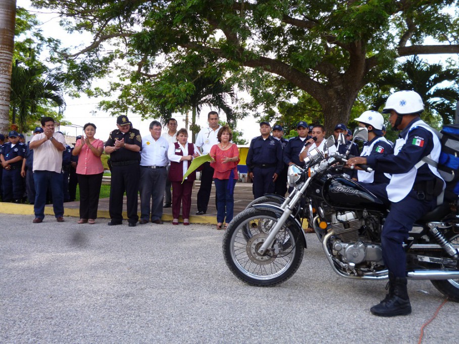 Tizimín: Policías perfilados para primeros auxilios.\r\n