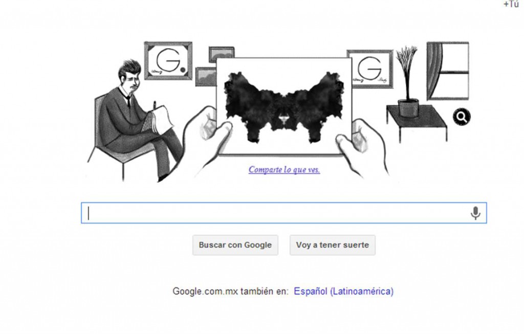 Google dedica el doodle al creador del test Rorschach